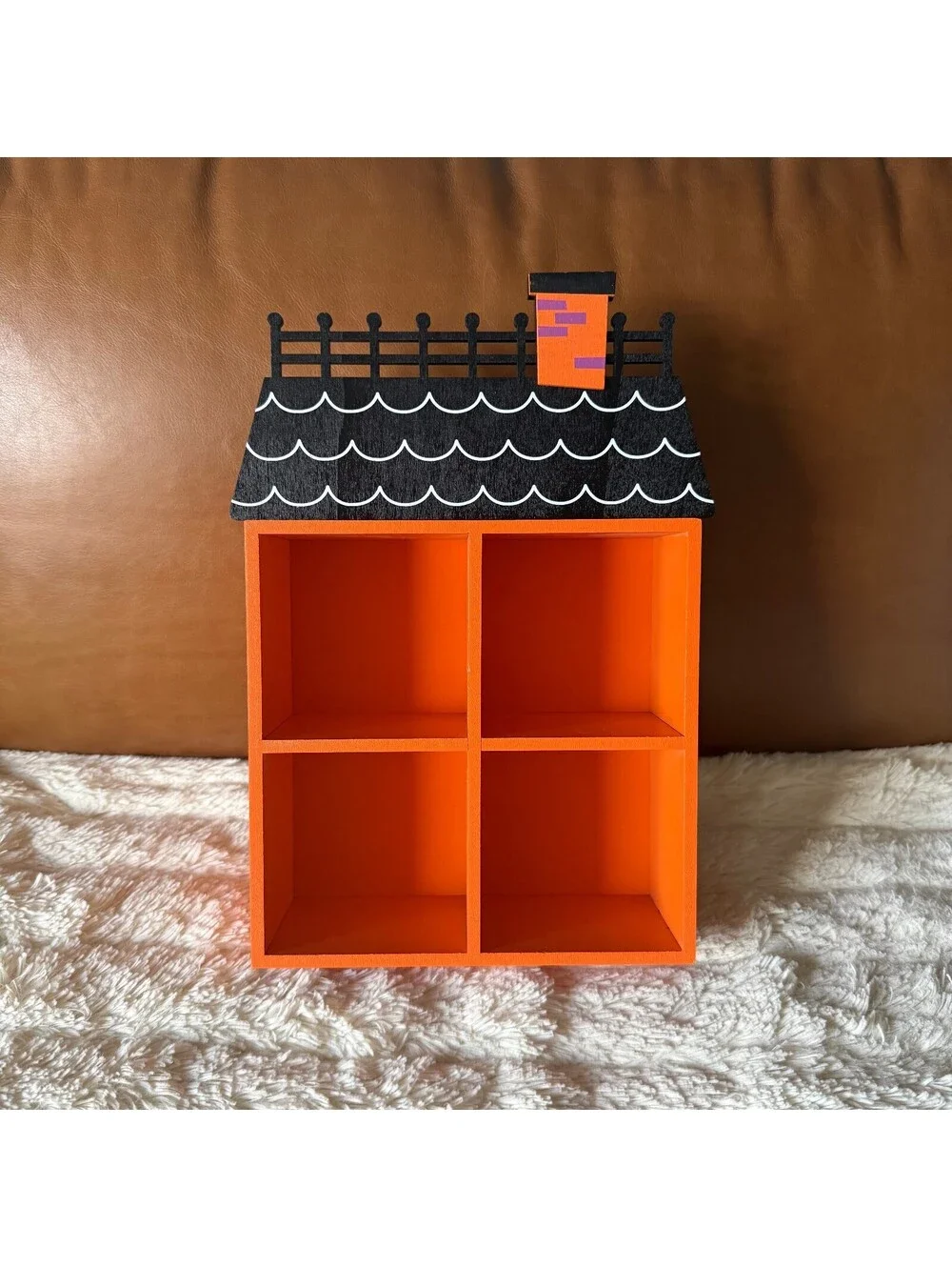 2026 Target Bullseye Halloween Haunted House Display Shelf 4 Cubby